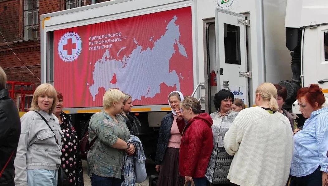 Помощь пострадавшим в результате лесных пожаров в Свердловской области